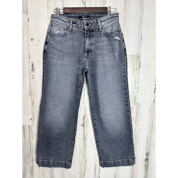 Fidelity Denim - NWT Fidelity Kendall Denim Mid Rise S1066 Anthropologie Jeans 26 Wide‎ Leg Crop
